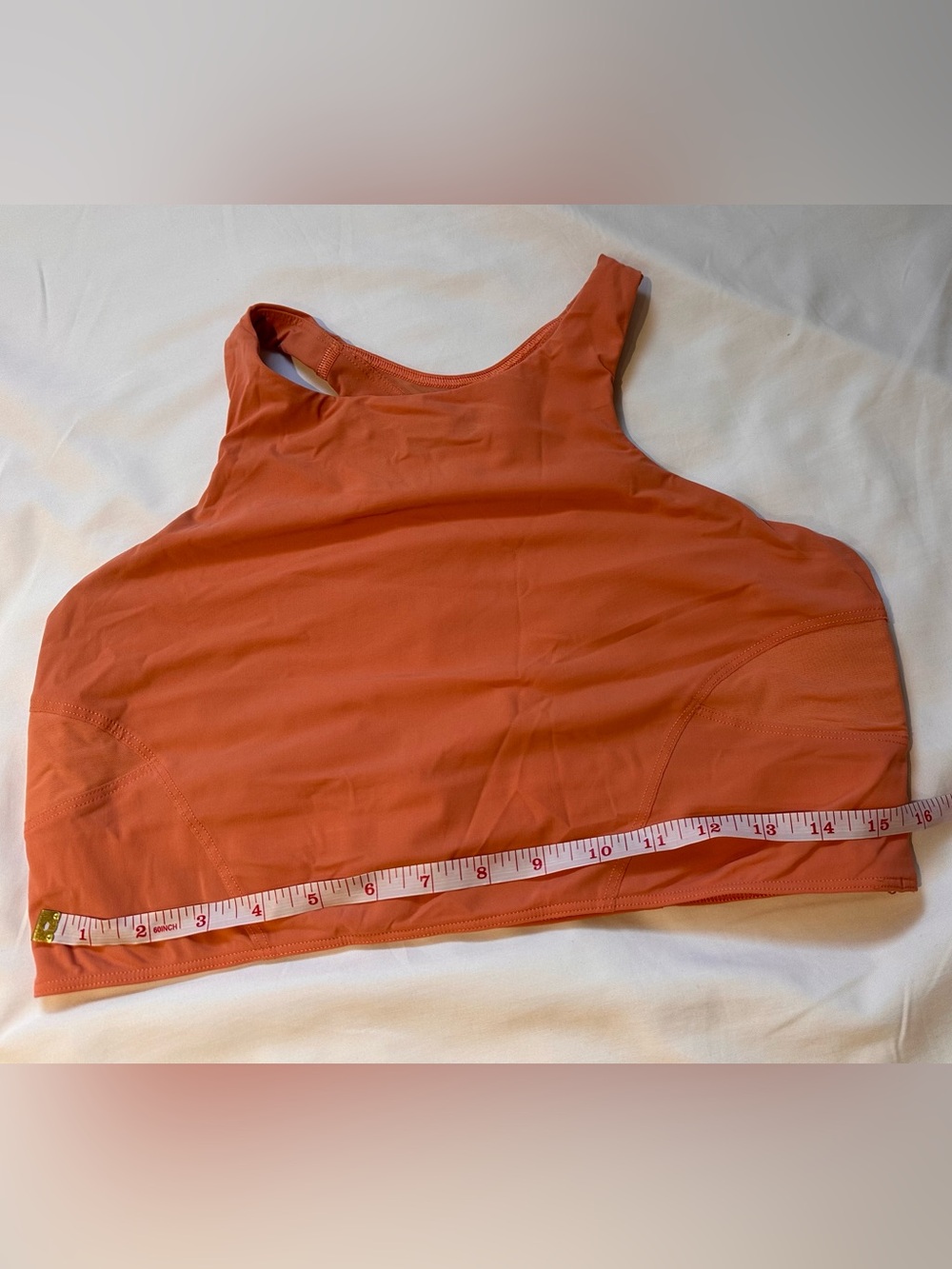Lululemon Mesh Back Train Bra Orange